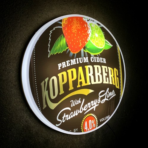 KOPPARBERG CIDER LED wall light sign drinks logo Pub man cave garage