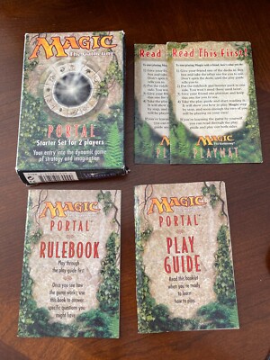 Magic: The Gathering MTG Portal 2 Player Starter Box Set BOX + INSTRUCTIONS ONLY