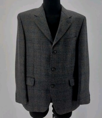 Sako FRANCESCO MEDICI  Herren Schottland Look Wolle 100% Gr.25  Grau Neuwertig 