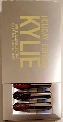 Neu Kylie Cosmetics Holiday Edition matte flüssige Lippenstifte 6 x 0,65 ml (Minis) UK