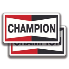 Campion Spark Plugs Decals 2 Stickers Bogo Antique Car Window Bumper