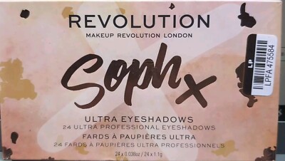 Makeup Revolution Soph X Ultra Eyeshadow Palette 24 Shades, Sealed