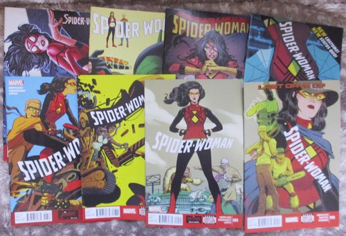 8 Issue COMIC Lot: SPIDER-WOMAN #2, 4-6, 8-10 Marvel 2015 Spider-Woman #3 (2016)