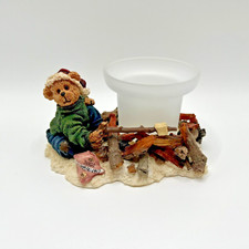 Boyds Bears "Marshall Toastworthy...Toasty Treats" Resin Votive Holder 1E