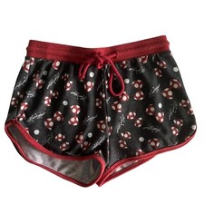 Disney Parks Minnie Mouse Charcoal Gray Girls Sweatshorts Size XS