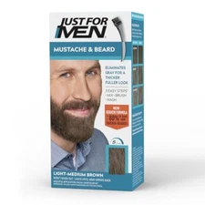 Just For Men Mustache & Beard, Beard Coloring for  Assorted Sizes , Colors 