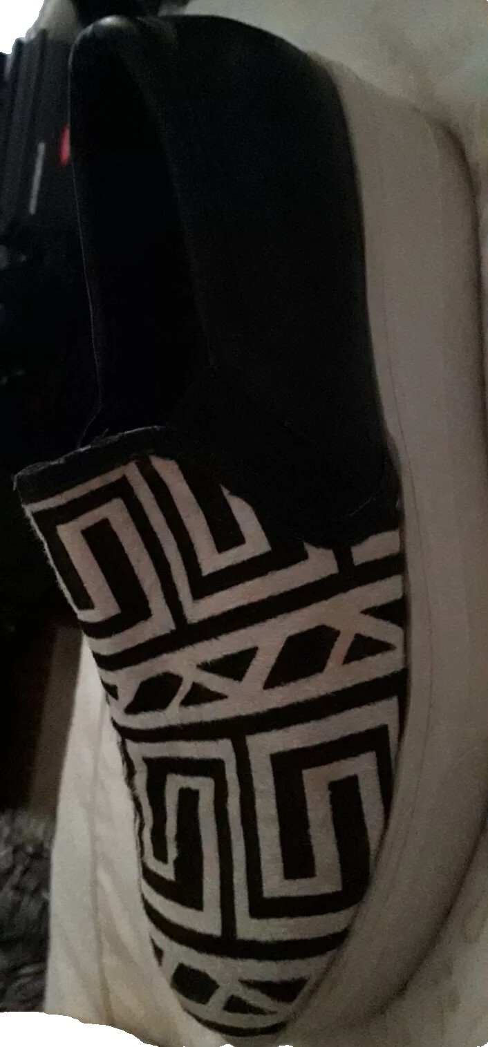 Kurt geiger vintage Y2k azteco pelle leopardata nero bianco PONYSKIN piattaforma 6 5 7 40