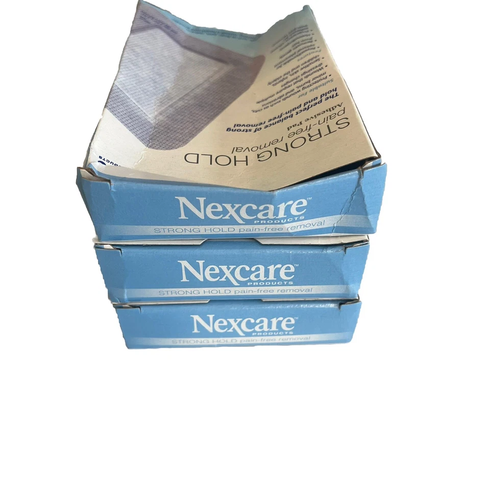 Almohadilla Adhesiva Nexcare STRONG HOLD, Eliminación Sin Dolor 4ct CAJA X 3, 12 ALMOHADILLAS EN TOTAL Foto 4 de 4