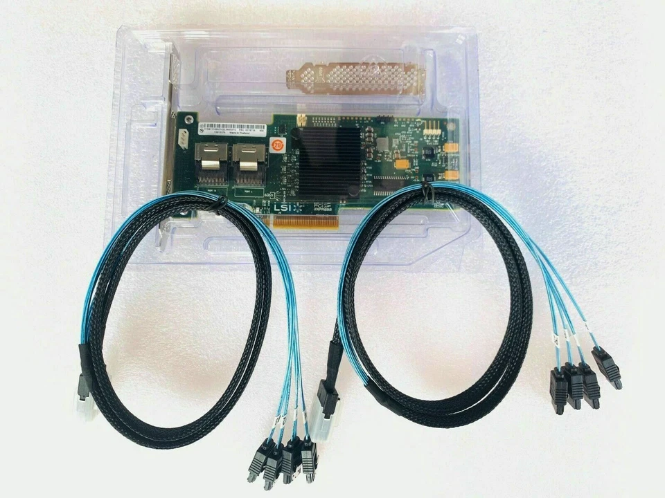 LSI 9223 9200 9240-8i HBA FW:P20 9211-8i IT Mode ZFS FreeNAS unRAID 2* SFF SATA