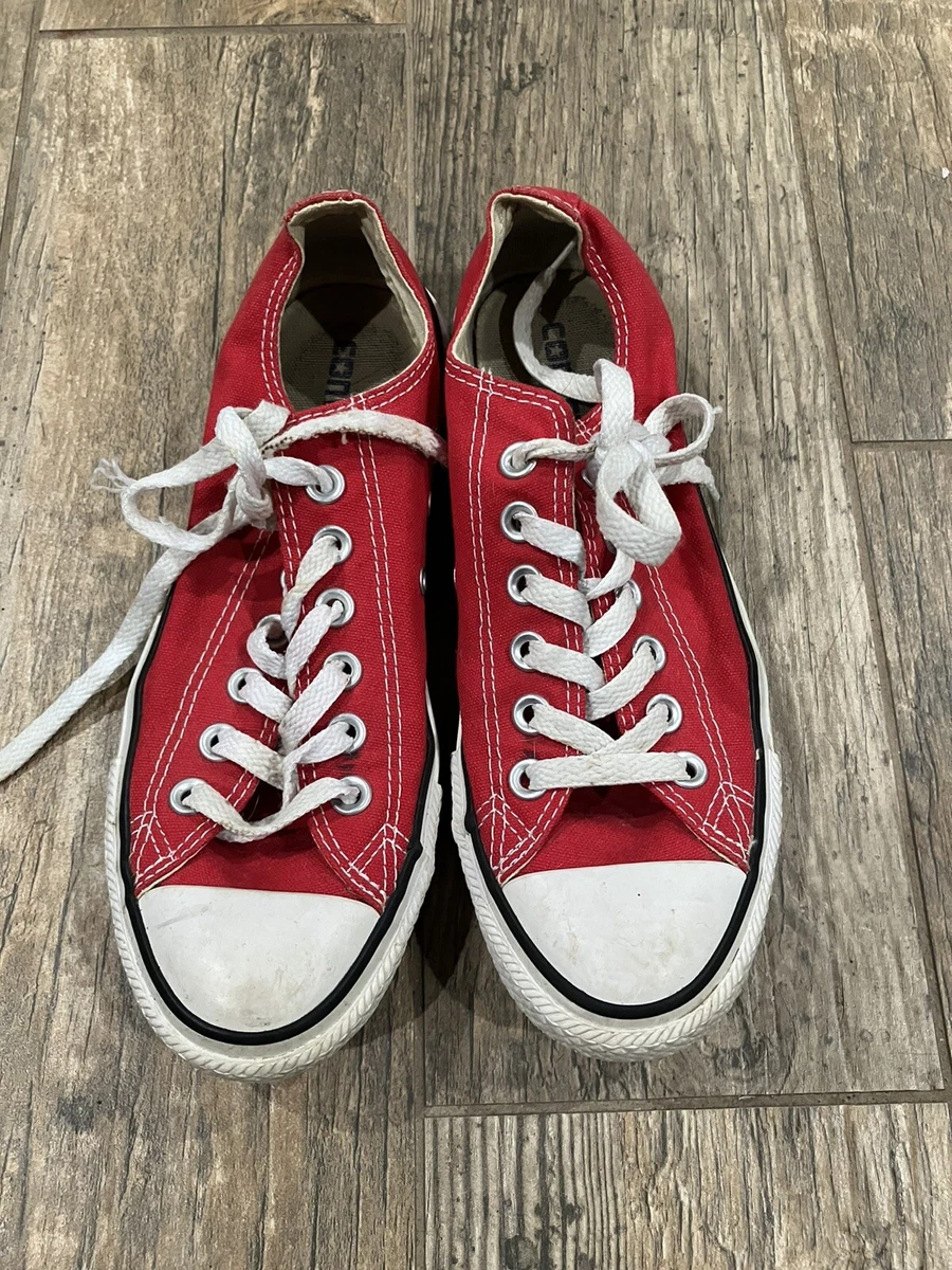Used hotsell red converse