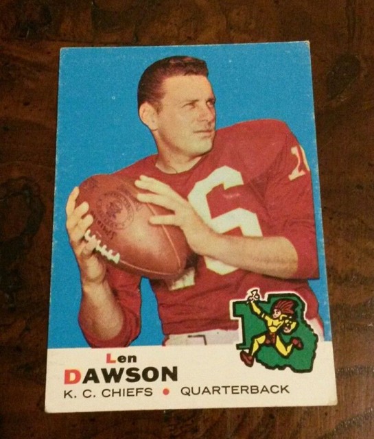 LEN DAWSON 1969 Topps 20 football card KANSAS CITY CHIEFS eBay