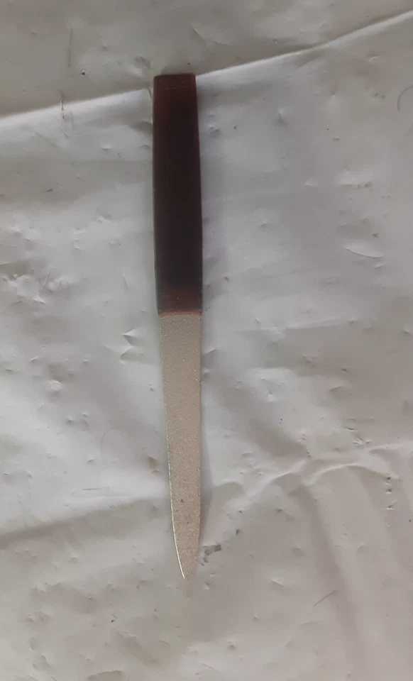 Lima de uñas ámbar TRIM de colección - Herramienta de manicura - 5" hecha en EE. UU. Foto 3 de 4