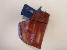 Kimber Micro 380 formed BROWN leather Owb belt holster right hand