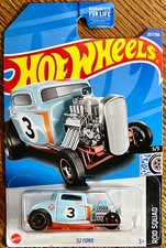 Hot Wheels 2022 Rod Squad Series #5/5 GULF '32 Ford #HCV75 1:64 Scale