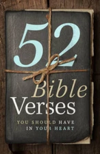 52 Bible Verses You Should Have in Your Heart - Hardcover - VERY GOOD