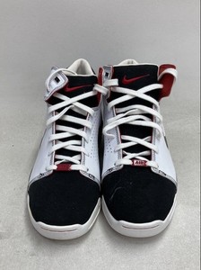 Nike Air Max Spot Up White Black Varsity Red Basketball Shoes Size 9.5