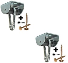 2x hak huśtawkowy maraton przegub rolkowy z łożyskiem kulkowym przegub huśtawki drewniana belka