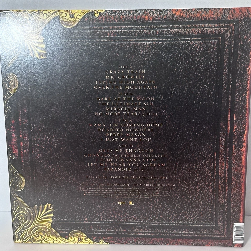 Ozzy Osbourne - Memoirs of a Madman Gatefold LP Jacket - Image 3 of 4