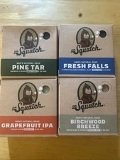 Dr Squatch Natural Bar Soap Variety Pack 5 Oz X 4 Bars Fresh Falls Pine Tar Wood