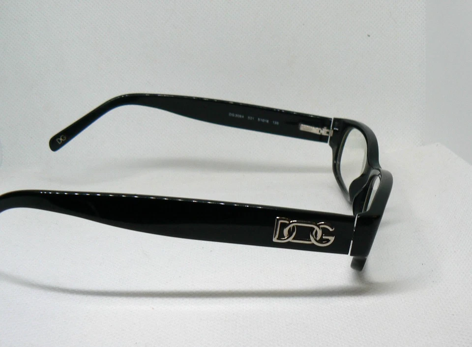 Dolce & Gabbana DG3064 501 Black Eyeglasses Frames Only 51-16-135 Made in Italy - Image 4 of 4