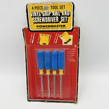 Vintage Oxwall AWL Screwdriver Set 4 Pc Vinyl Grip