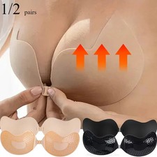 Invisible Push Up Bra for Women Backless Stra...