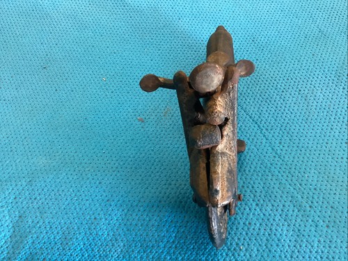 antique cast iron motorcycle - Picture 3 of 6