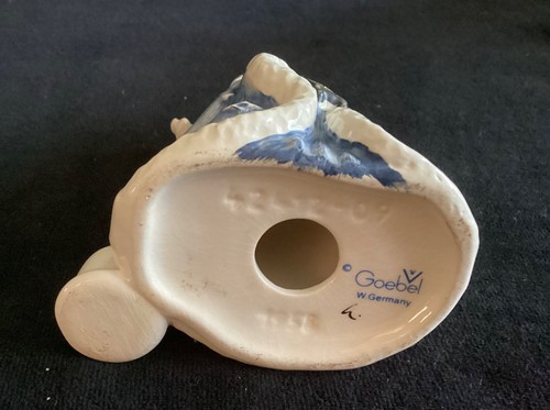 Vintage - 50er Jahre - Goebel - Blauer Engel Mädchen Kerzenhalter - Figur - Weihnachten - W. Germany - Bild 3 von 3