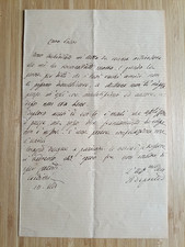 Depretis, Agostino. Lettera a Giacinto Salvi con testo e firma autografi