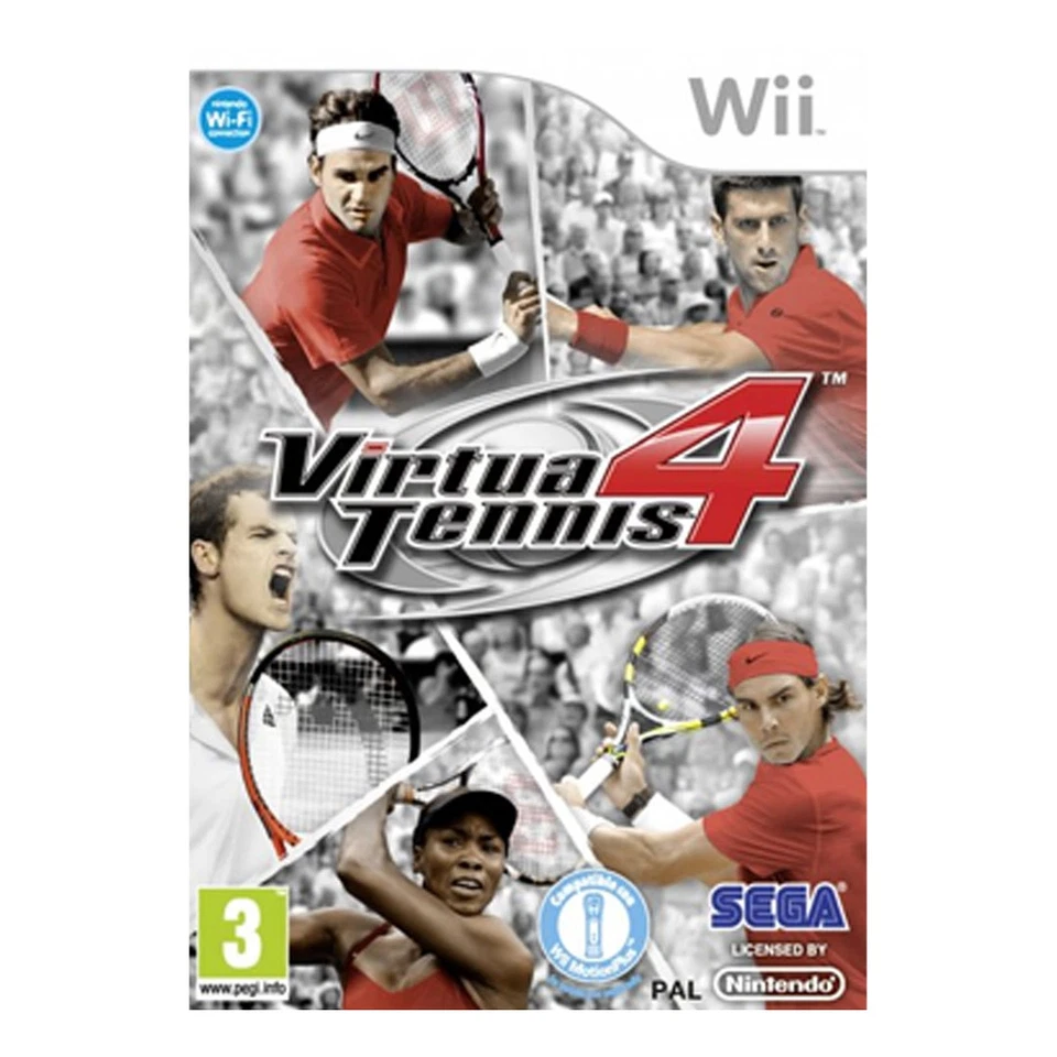 Virtua Tennis 4 | Nintendo Wii | PAL España ES | Completo, foto 1 de 3