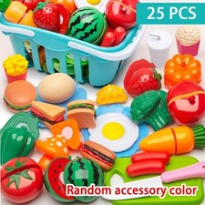 Kids Play Childrens Toy Kitchen Cooking Utensils Pots Pans Accessories Set