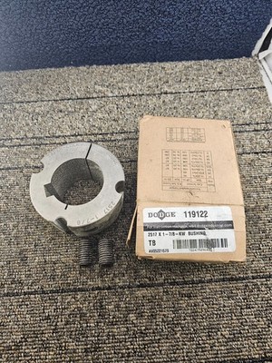 DODGE 119122: Flangeless Split-Design Taper-Lock Bushing 2517 x 1-7/8-inch Bore