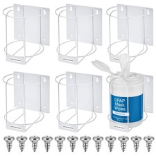 4 Pcs Wall Mounted Wipes Holder, Metal Dispenser Brackets for Disinfecting  ...