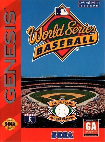 World Series Baseball For Sega Genesis Vintage Game Only