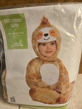 Sloth Infant Halloween Costume 12-24 Months Soft Cuddly 2 Pieces Party NEW