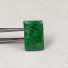 Natural Maw Sit Sit Jade Rectangle 12.35Ct Green Jadeite Gemstone (20x13x4mm)