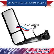 Truck Chrome Door Mirror Assembly for International LT625 Left Driver Side LH