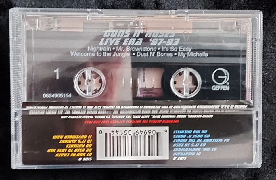 Guns N Roses Live Era Cassette Tape - Image 4 of 4