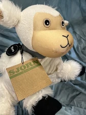 Lovesac Zoobies Sjorn the Sheep Plush Stuffed Animal Pillow with Blanket Inside