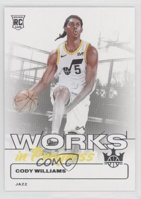 2024-25 Panini Court Kings Works in Progress Cody Williams #1 Rookie RC 3c2