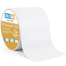 RV Roof Tape White, 6 Inch X 50 Feet RV Repair Sealant Tape, Stop Camper Roof Le