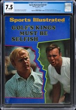 JUNE 1, 1970 SPORTS ILLUS. JACK NICKLAUS/ARNOLD PALMER CGC 7.5 POP 1 /  1 HIGHER