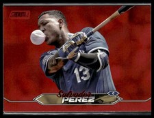 SALVADOR PEREZ RED FOIL 2024 TOPPS STADIUM CLUB