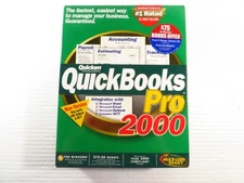 Intuit Quickbooks Pro 2000 for Windows Quicken Financial Services Software