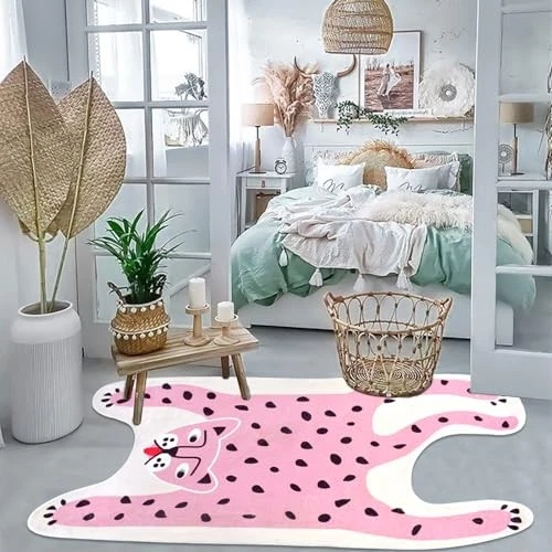 Леопардовый ковер 5 футов животное детский ковер без губ спальня ковер мультфильм пол - Изображение 2 из 4