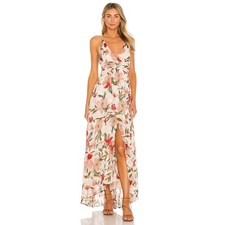 ASTR the Label Women's Revolve $168 Frolic Dress in Cream Ruby Floral Size XS