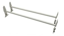 70440 Gutter Mount Van Rack 500 lb. Capacity , White