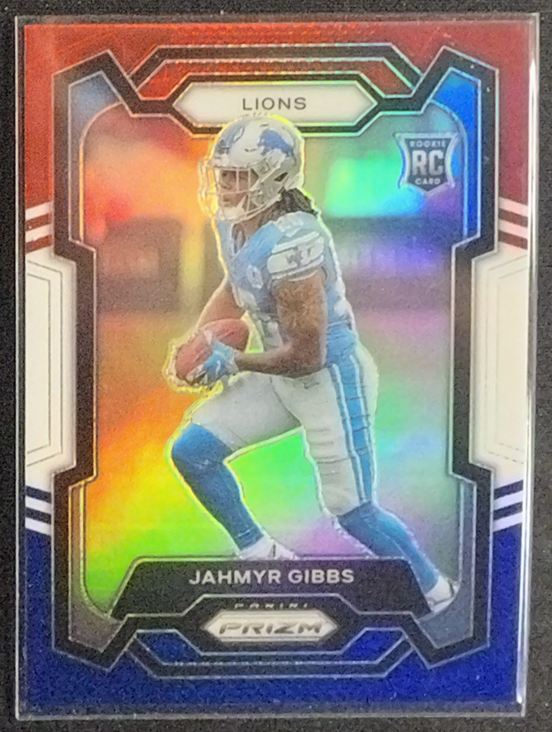 Jahmyr Gibbs Panini Prizm #331 Red/White/Blue
