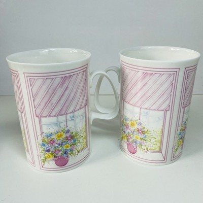Dunoon Noelle Malkin Meadow View Bone China Becher x 2