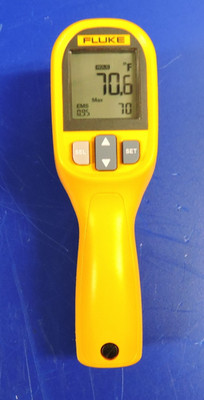 Fluke 59 MAX + IR Infrared Radiation Thermometer Good Tested Working ''FREE SHIP''